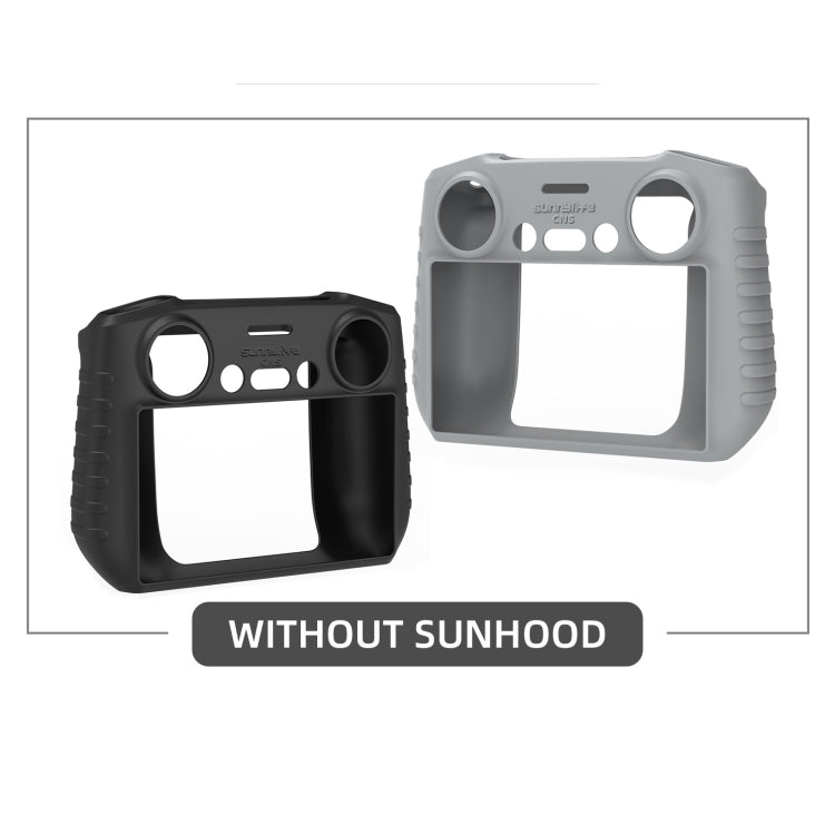 For DJI RC 2 Sunnylife Remote Control Shockproof Anti-scratch Silicone Case(Grey)