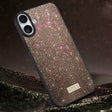 For iPhone 16 SULADA Glittery PC Hybrid TPU Handmade Leather Phone Case(Colorful) - iPhone 16 Cases by SULADA | Online Shopping South Africa | PMC TechLife | Buy Now Pay Later Mobicred