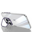 For iPhone 15 Pro Max SULADA PC + Aluminum Alloy Lens Holder Phone Case(Dark Purple) - iPhone 15 Pro Max Cases by SULADA | Online Shopping South Africa | PMC TechLife | Buy Now Pay Later Mobicred
