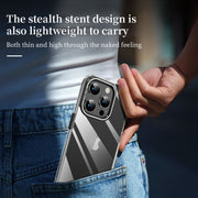 For iPhone 15 Pro Max SULADA PC + Aluminum Alloy Lens Holder Phone Case(Dark Purple)