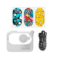 For Insta360 GO 3 Sunnylife Silicone Case Stickers Skin Wrap Lens Cover with Neck Strap(White) - Case & Bags by Sunnylife | Online Shopping South Africa | PMC TechLife | Buy Now Pay Later Mobicred