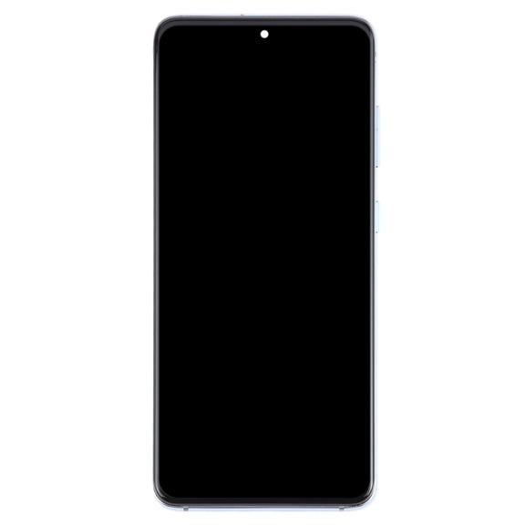 For Samsung Galaxy S20 SM-G980 TFT LCD Screen Digitizer Full Assembly with Frame, Not Supporting Fingerprint Identification(Blue)