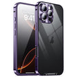 For iPhone 16 Pro Frosted Metal Phone Case(Purple) - iPhone 16 Pro Cases by PMC TechLife | Online Shopping South Africa | PMC TechLife | Buy Now Pay Later Mobicred