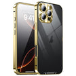 For iPhone 16 Pro Max Frosted Metal Phone Case(Gold) - iPhone 16 Pro Max Cases by PMC TechLife | Online Shopping South Africa | PMC TechLife | Buy Now Pay Later Mobicred