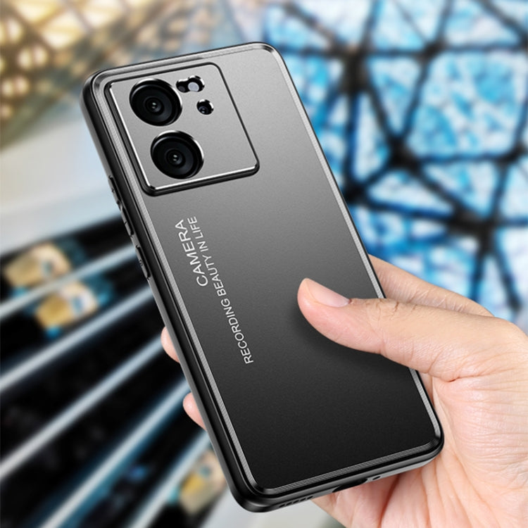 For Xiaomi Redmi K70 Frosted Metal Phone Case(Black) - Xiaomi Cases by PMC Jewellery | Online Shopping South Africa | PMC Jewellery | Buy Now Pay Later Mobicred