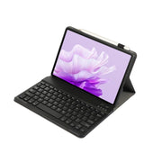 For Huawei MatePad Air 11.5 inch 2023 AH14 Lambskin Texture Ultra-thin Detachable Bluetooth Keyboard Leather Case(Black)
