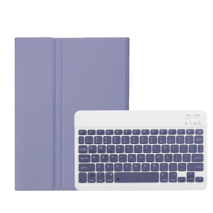 For Huawei MatePad Air 11.5 inch 2023 AH14 Lambskin Texture Ultra-thin Detachable Bluetooth Keyboard Leather Case(Purple) - Huawei Keyboard by PMC TechLife | Online Shopping South Africa | PMC TechLife