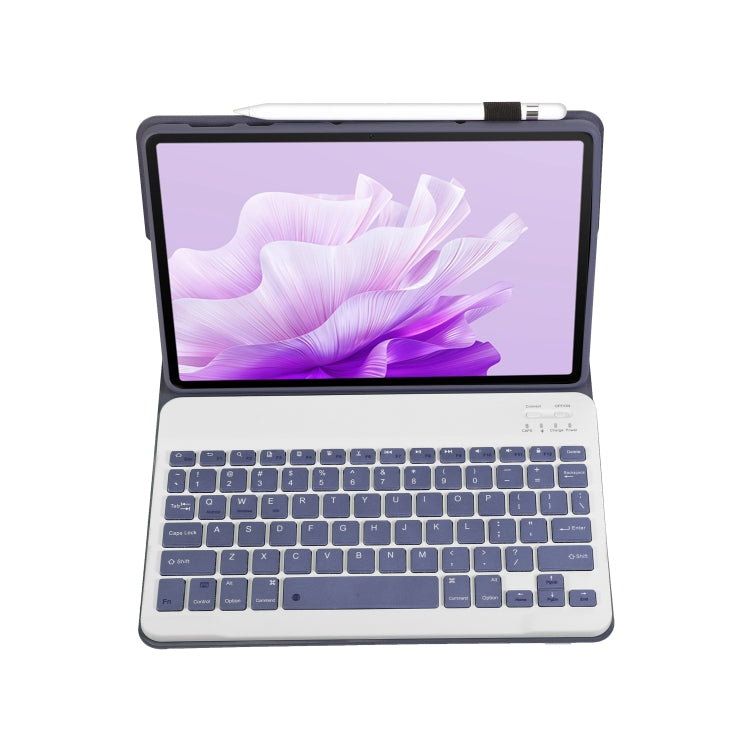 For Huawei MatePad Air 11.5 inch 2023 AH14 Lambskin Texture Ultra-thin Detachable Bluetooth Keyboard Leather Case(Purple) - Huawei Keyboard by PMC TechLife | Online Shopping South Africa | PMC TechLife