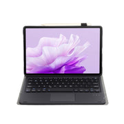 For Huawei MatePad Air 11.5 inch 2023 AH14-A Lambskin Texture Ultra-thin Detachable Bluetooth Keyboard Leather Case with Touchpad(Black)