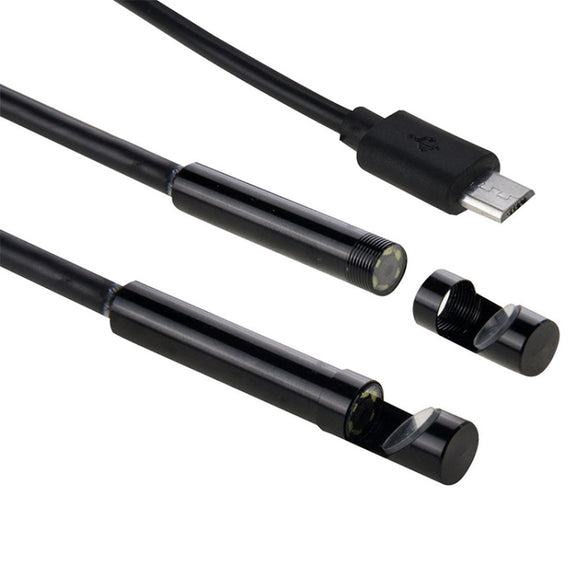 AN97 Water-resistant Micro USB Endoscope Snake Tube Inspection Camera for Parts of OTG Function Android Mobile Phone, with 6 LEDs, Lens Diameter:5.5mm(Length: 1m)