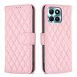 For Honor X6a Diamond Lattice Wallet Flip Leather Phone Case(Pink) - free shipping - PMC TechLife - Order now!