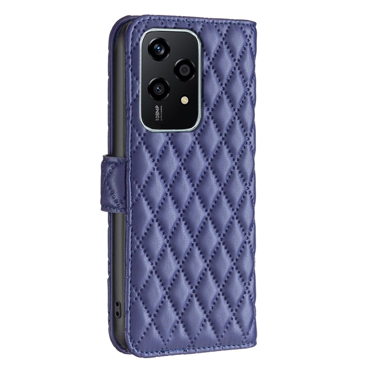 For Honor 200 Lite Global Diamond Lattice Wallet Flip Leather Phone Case(Blue) - Honor Cases by PMC TechLife | Online Shopping South Africa | PMC TechLife | Buy Now Pay Later Mobicred