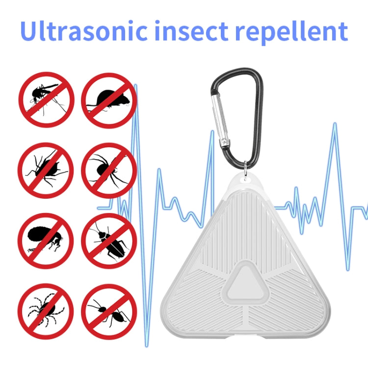 709 Outdoor Camping Ultrasonic Portable Mosquito Repeller(White) - free shipping - PMC TechLife - Order now!