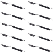 For Samsung Galaxy A01 Core SM-A013 10pcs Power Button + Volume Control Button(Black)