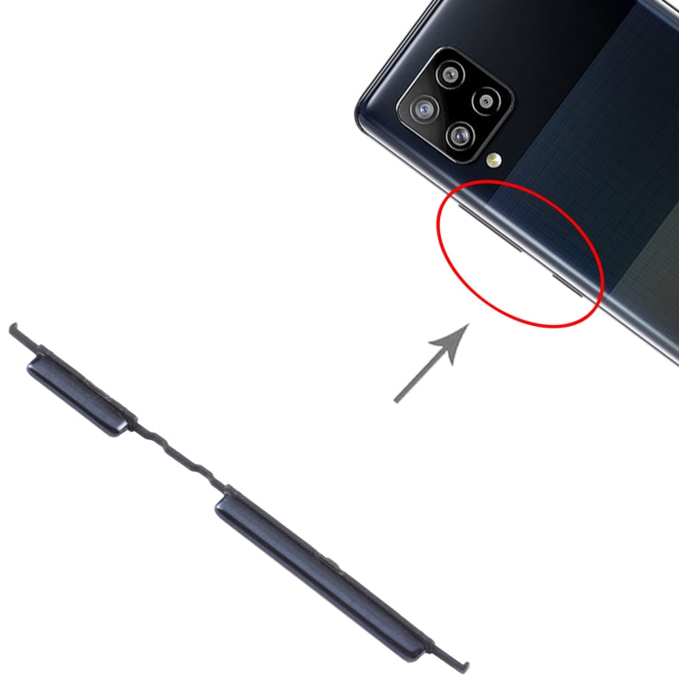 For Samsung Galaxy A42 5G SM-A426 10pcs Power Button + Volume Control Button(Black) - free shipping - PMc TechLife - Order now!