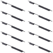For Samsung Galaxy A20E SM-A202 10pcs Power Button + Volume Control Button(Black)