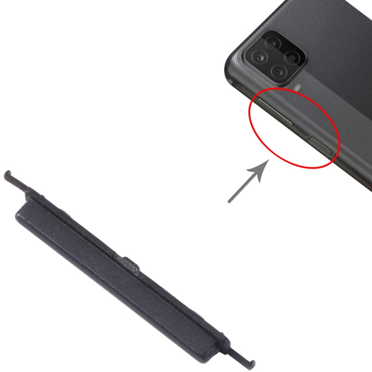For Samsung Galaxy A12 SM-A125 10pcs Volume Control Button(Black)