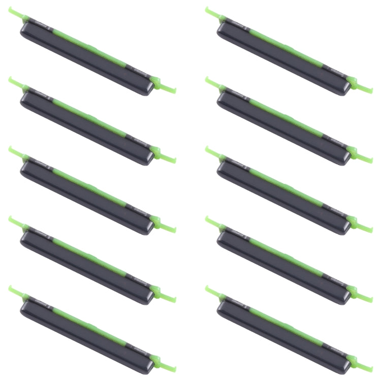 For Samsung Galaxy M23 SM-M236 10pcs Volume Control Button(Black)