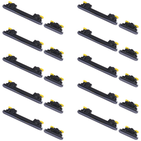 For Samsung Galaxy A53 5G SM-A536 10pcs Power Button + Volume Control Button(Black)