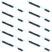 For Samsung Galaxy M30s SM-M307 10pcs Power Button + Volume Control Button(Black)