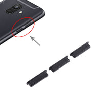 For Samsung Galaxy J6 SM-J600 10pcs Power Button + Volume Control Button(Black)