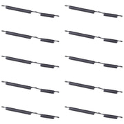 For Samsung Galaxy A03 SM-A035 10pcs Power Button + Volume Control Button(Black)
