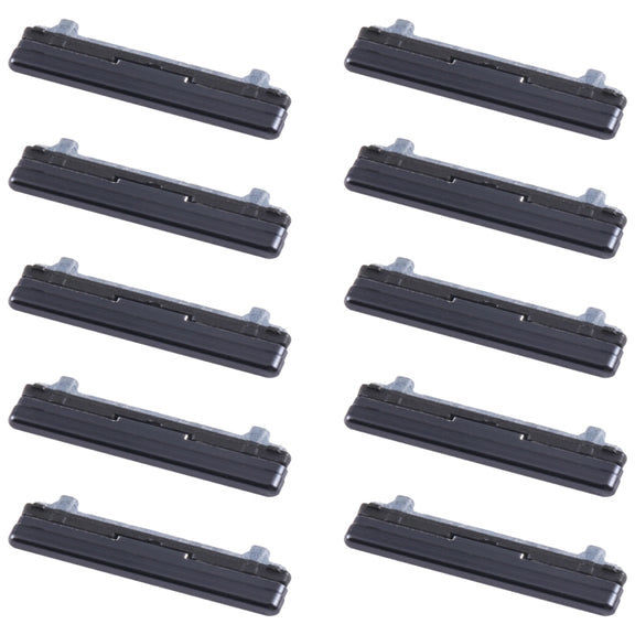For Samsung Galaxy Z Flip SM-F700 10pcs Volume Control Button(Black)
