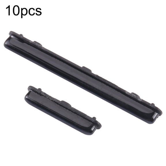 For Samsung Galaxy A40 SM-A405 10pcs Power Button + Volume Control Button(Black)