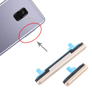 For Samsung Galaxy A8 2018 SM-A530 10pcs Power Button + Volume Control Button(Gold)
