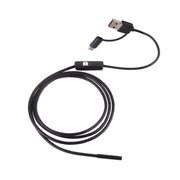 AN100 3 in 1 IP67 Water-resistant USB-C / Type-C + Micro USB + USB HD Endoscope Hard Tube Inspection Camera for Parts of OTG Function Android Mobile Phone, with 6 LEDs, Lens Diameter:7mm(Length: 1m)