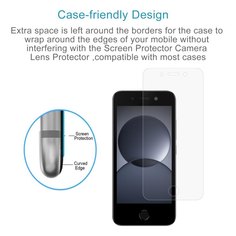 For itel A20 50pcs 0.26mm 9H 2.5D Tempered Glass Film - free shipping - PMC TechLife - Order now!