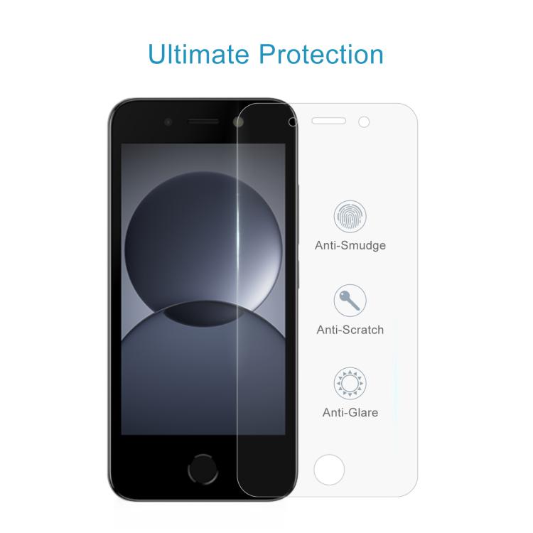 For itel A20 50pcs 0.26mm 9H 2.5D Tempered Glass Film
