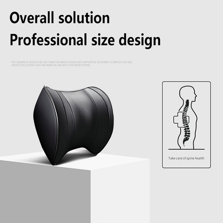 Car Headrest Cushion Car Seat Pillows Neck Protectors Memory Cotton Pillow(Black) - Seat Accessories by PMC TechLife | Online Shopping South Africa | PMC TechLife | Buy Now Pay Later Mobicred