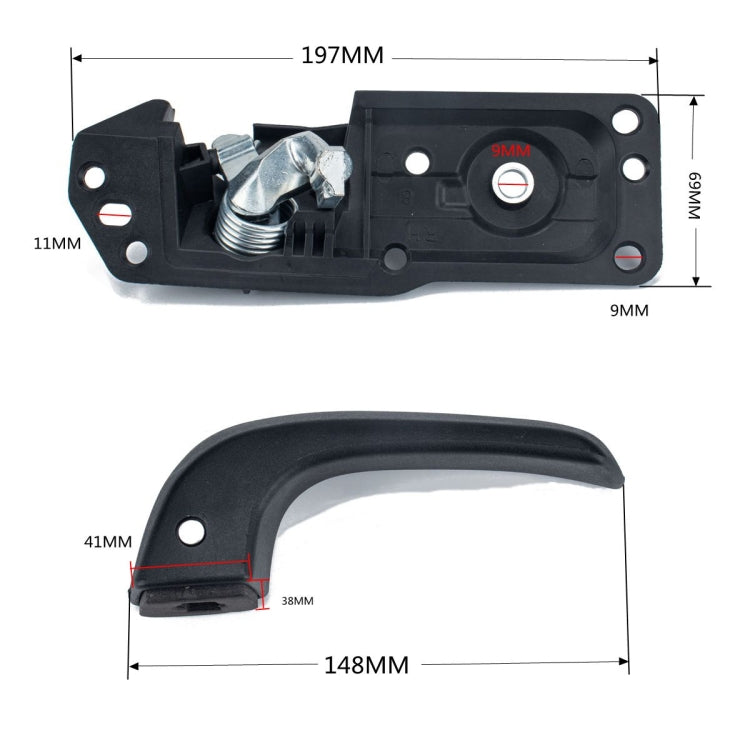 Car Right Side Door Handle Repair Kit 20833606 for Chevrolet - Door Handles by PMC TechLife | Online Shopping South Africa | PMC TechLife | Buy Now Pay Later Mobicred