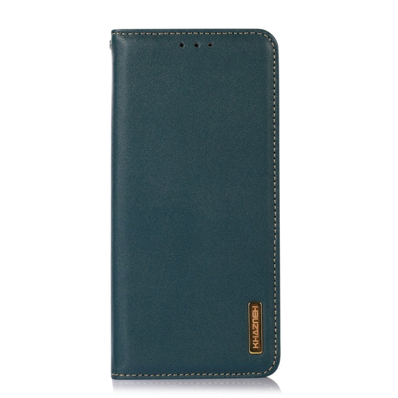For Sony Xperia 10 VI KHAZNEH Nappa Top Layer Cowhide Leather Phone Case(Green)
