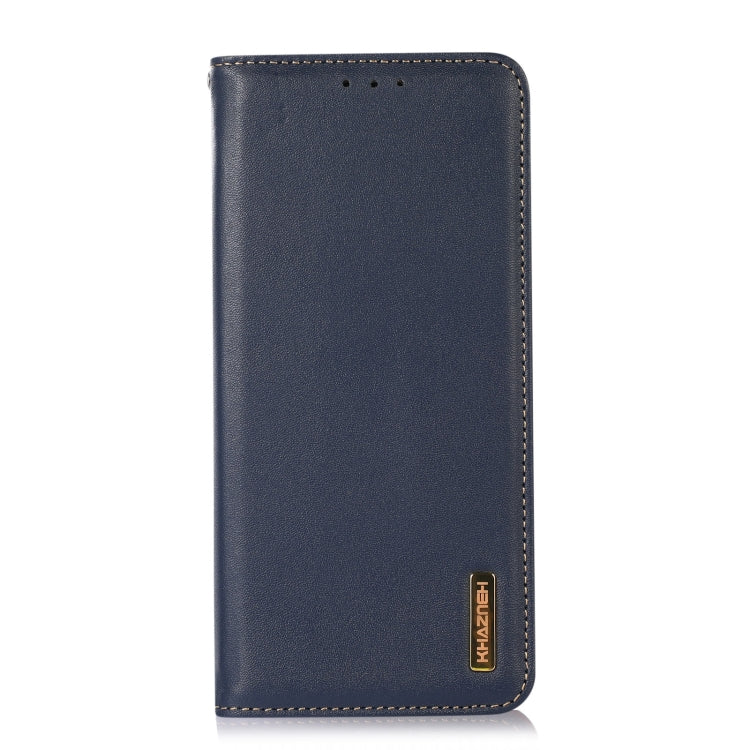 For Sony Xperia 1 VI KHAZNEH Nappa Top Layer Cowhide Leather Phone Case(Blue)