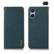 For Sony Xperia 5 VI KHAZNEH Nappa Top Layer Cowhide Leather Phone Case(Green) - Sony Cases by PMC TechLife | Online Shopping South Africa | PMC TechLife | Buy Now Pay Later Mobicred
