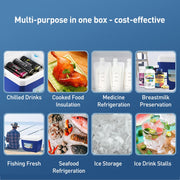 Portable Car Outdoor Ice Bucket Cooler mini Refrigerator 26L