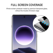 For OPPO Find X7 9H HD 3D Curved Edge Tempered Glass Film(Black)