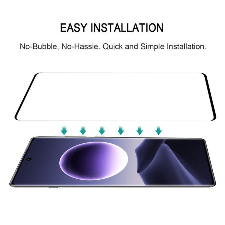 For OPPO Find X7 9H HD 3D Curved Edge Tempered Glass Film(Black) - OPPO Tempered Glass by PMC TechLife | Online Shopping South Africa | PMC TechLife | Buy Now Pay Later Mobicred