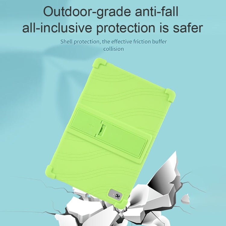 For Teclast M40 Plus Shockproof Silicone Tablet Protective Case with Holder(Red) - Teclast by PMC TechLife | Online Shopping South Africa | PMC TechLife | Buy Now Pay Later Mobicred