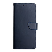 For Honor 90 Lite HT02 Genuine Leather Fingerprint-proof Flip Phone Case(Blue)