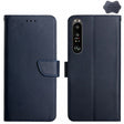 For Sony Xperia 1 VI Genuine Leather Fingerprint-proof Horizontal Flip Phone Case(Blue) - Sony Cases by PMC TechLife | Online Shopping South Africa | PMC TechLife | Buy Now Pay Later Mobicred