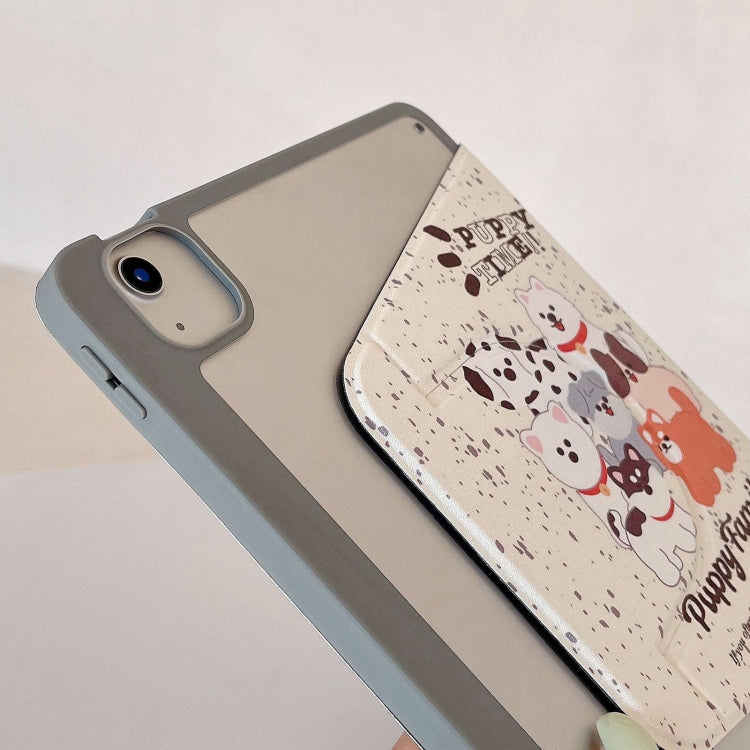 For iPad Air 11 2024 / iPad Pro 11 Painted Magnetic Split Leather Tablet Case(Puppy) - iPad Air 11 2024 Cases by PMC TechLife | Online Shopping South Africa | PMC TechLife | Buy Now Pay Later Mobicred