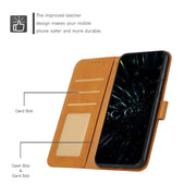 For Motorola Moto G Play 5G 2024 Stitching Calf Texture Buckle Leather Phone Case(Yellow)