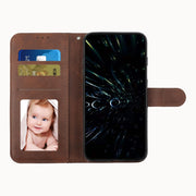 For Motorola Moto G Play 5G 2024/G 5G 2024 Stitching Calf Texture Buckle Leather Phone Case(Brown)
