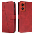For Motorola Moto G Stylus 5G 2024 Stitching Calf Texture Buckle Leather Phone Case(Red) - Motorola Cases by PMC Jewellery | Online Shopping South Africa | PMC Jewellery | Buy Now Pay Later Mobicred