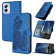 For Motorola Moto G Power 5G 2024 Datura Flower Embossed Flip Leather Phone Case(Blue) - Motorola Cases by PMC Jewellery | Online Shopping South Africa | PMC Jewellery | Buy Now Pay Later Mobicred