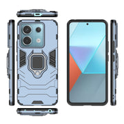 For Xiaomi Redmi Note 13 Pro Shockproof PC + TPU Holder Phone Case(Navy Blue)