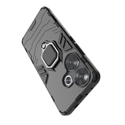 For Xiaomi Redmi Turbo 3 Shockproof PC + TPU Holder Phone Case(Black)
